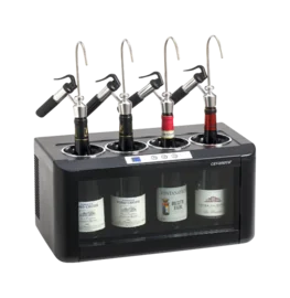 Wine cooler with dispenser