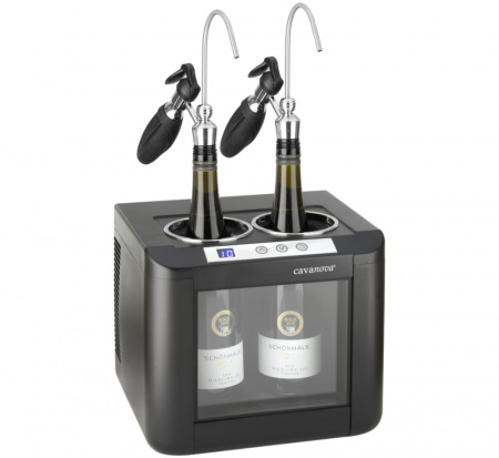electric wine cooler with 2 dispenser