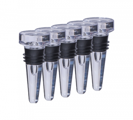 Flaschenstopfen Acryl 5er Pack