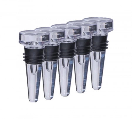Flaschenstopfen Acryl 5er Pack