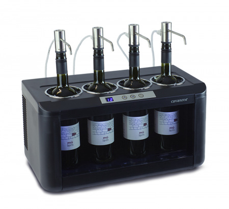 Offenweinkühler mit 4 Dispenser