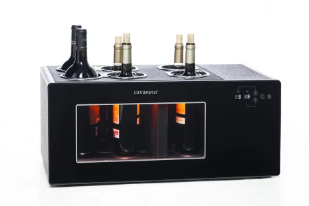 wine cooler Cavanova OW6CD yellow LED