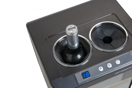 thermoelectric cavanova wine cooler top view