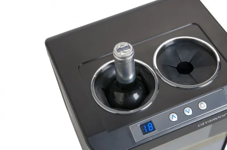 thermoelectric cavanova wine cooler top view