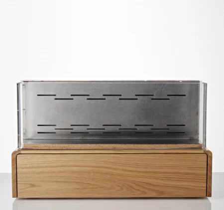 VAV5 cooling stand and wooden box