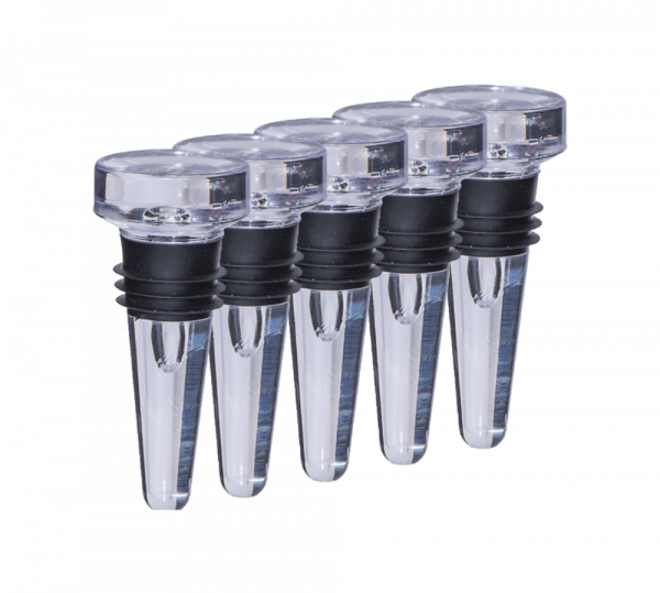Flaschenstopfen Acryl 5er Pack