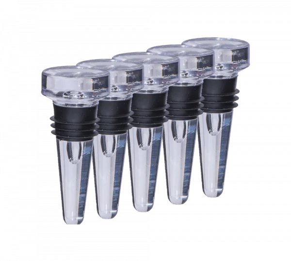 Flaschenstopfen Acryl 5er Pack