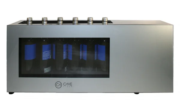 Stainless steel 6 bottles wine cooler