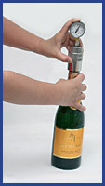 Champagner check pressure